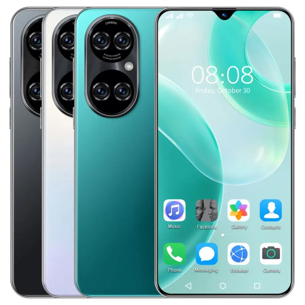 Смартфон P50pro на Android экран 6 7 дюйма 16 ГБ + 512