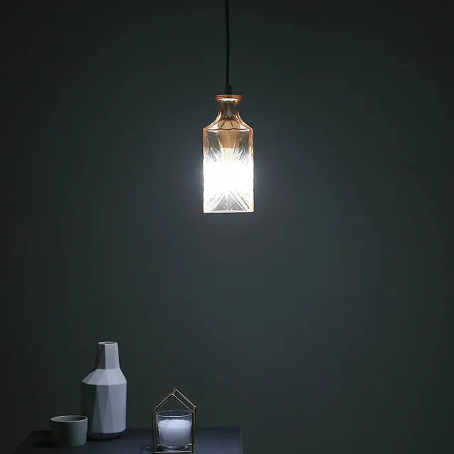 New design creative Martell bottle frosted glass pendant lamp shade ceiling light HT82229-1P