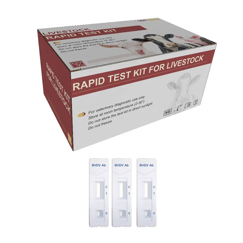 Livestock Diagnostic Bovine Viral Diarrhea Virus Antibody Rapid Test BVDV Ab Diarrhea Test For Cow Bovine