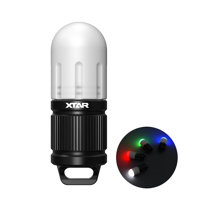 XTAR SD1 8 Light Modes 4 Colours Flashlamp Dive Beacon CR123A/16340 Battery Scuba Flash Beacon Underwater Outdoor Signal Light
