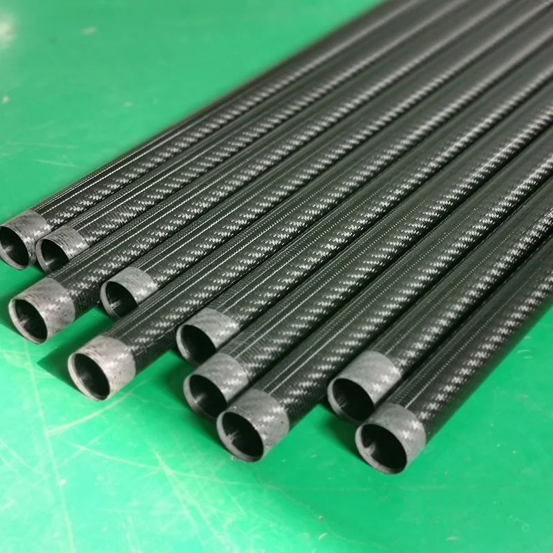 Factory Customized 3k Weave Carbon Fiber Tube Carbon Fiber Telescopic Outrigger Pole Carbon Fibre Tube Tube