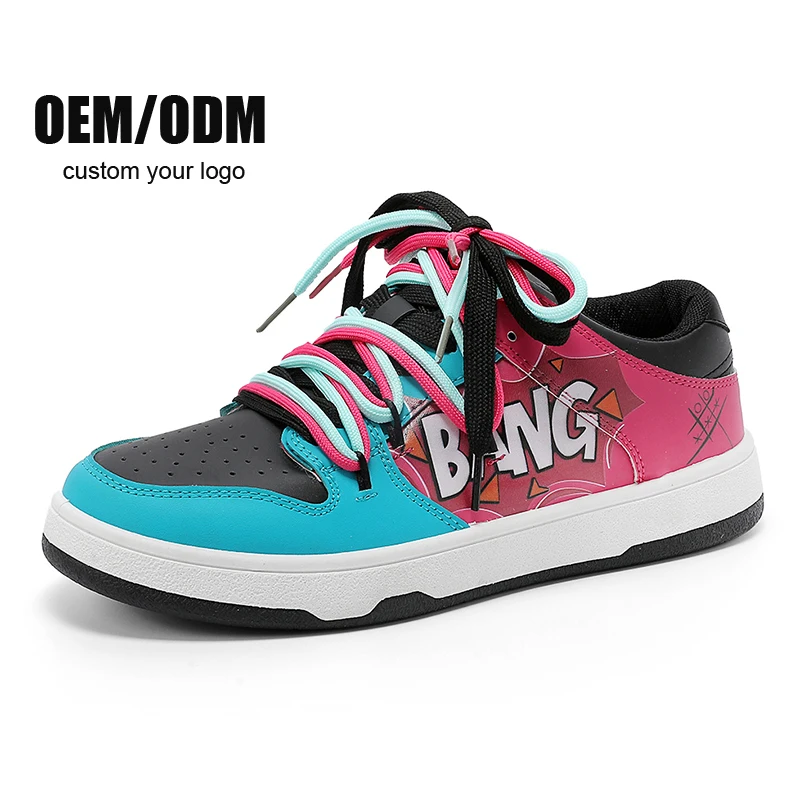 Custom Logo Unisex Brand Shoes Sneakers High Quality Genuine Leather Dunkes Air Af Custom Shoe