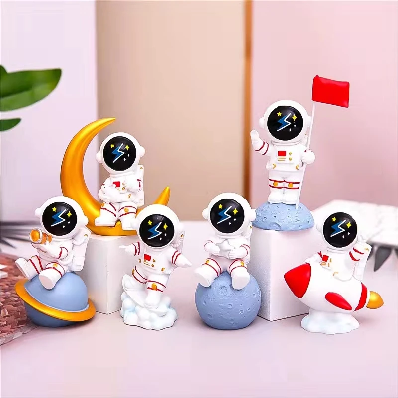 Оптовая продажа 3D-печать астронавта миниатюрная Персонализированная экшн-фигурка из ПВХ