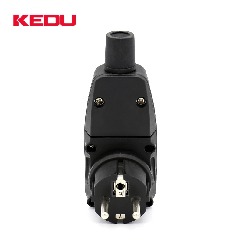 KEDU PD6A IP55 250V 16A Portable Residual Current Device Schuko ARCD PRCD Plug