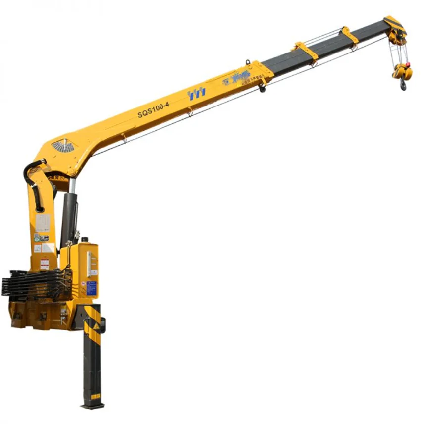 5 ton truck mounted crane  SC5S3 SC5Z3 boom crane price for sale
