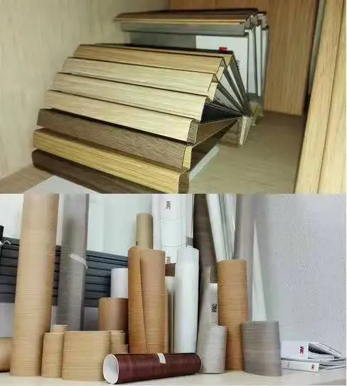 Wood veneer color change wall  elevator fire protection color change 3M Wood grain film