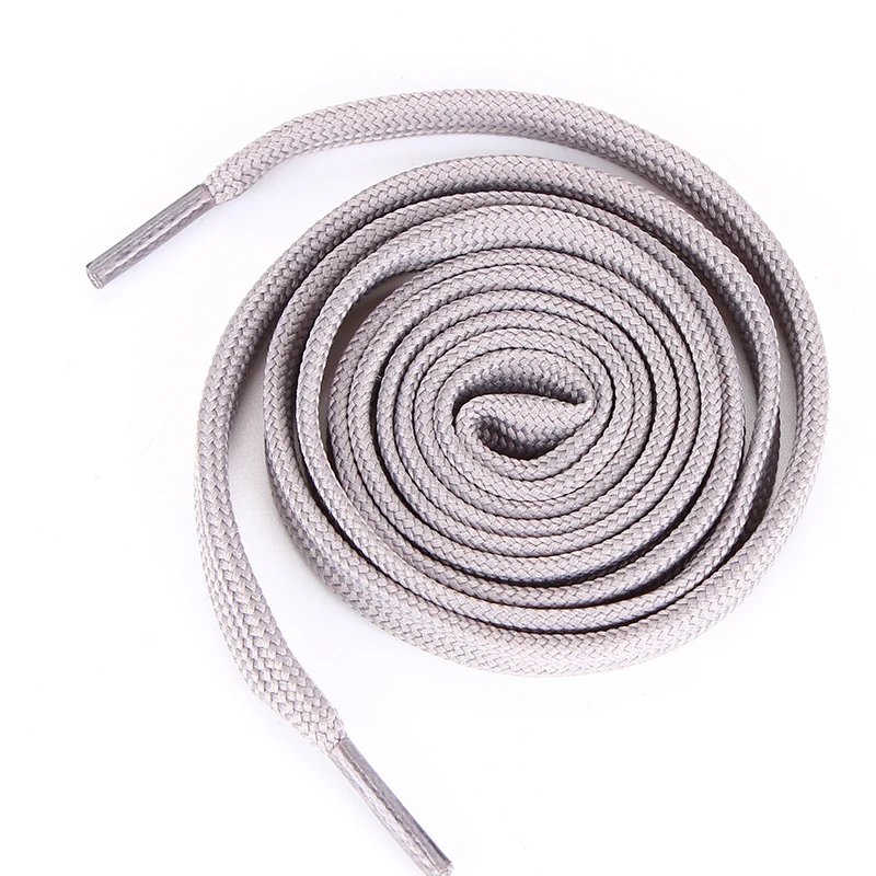 Круглые шнурки с заводским наконечником, толстые плоские толстые шнурки для обуви, широкие шнурки 2/5 дюйма