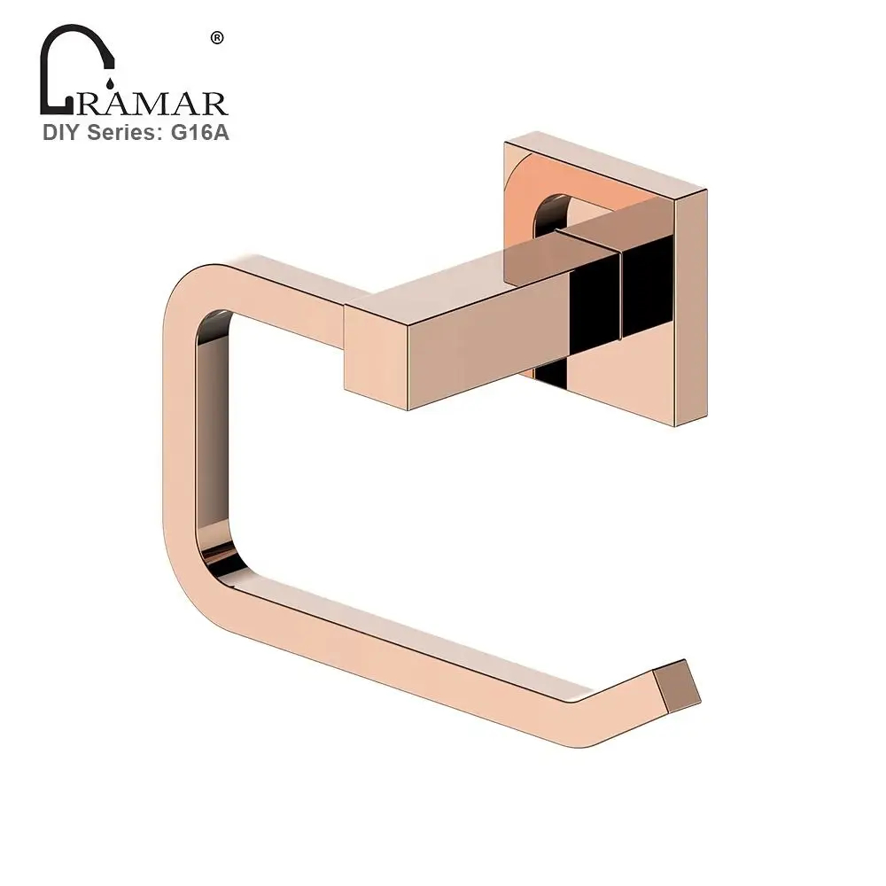 Bathroom Kitchen Unique Brass Stainless Steel Wall Mount Paper Towel Holder