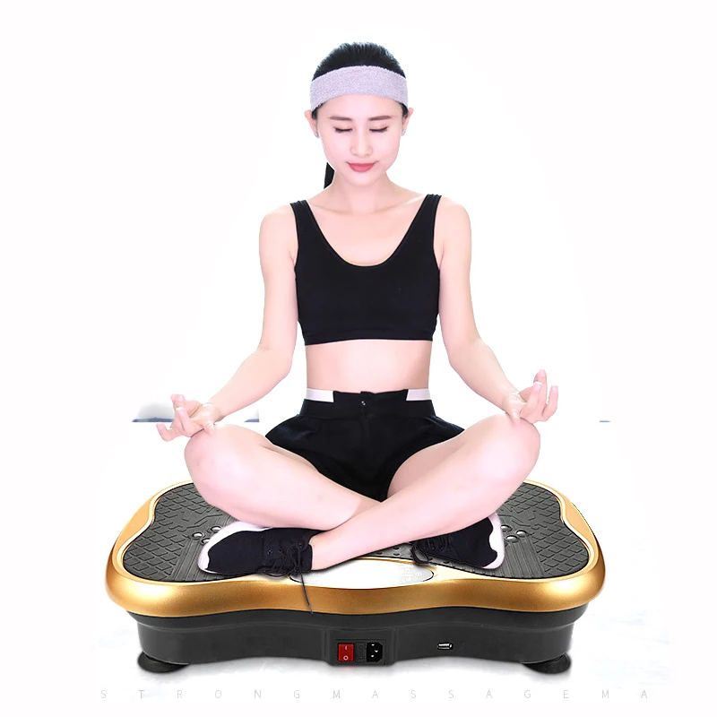 China high-frequency whole body vibration machine vibration plate crazy fit massage oscillating vibration platform