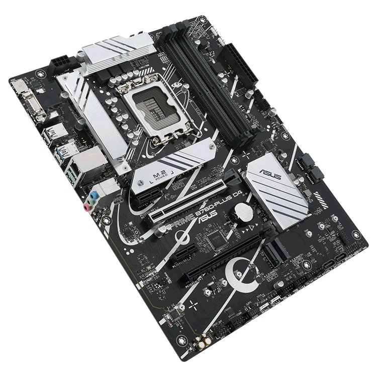 2023 ASUS PRIME B760-PLUS D4 Motherboard support Intel 13th and 12th Gen Series Processors with 4 x SATA 6Gb/s ports