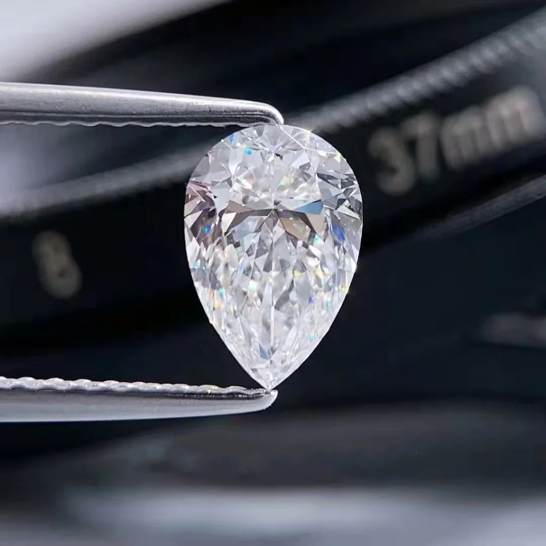 Loose Lab Diamond D E F Color 0.5ct 1ct 2ct 4ct 5ct synthetic diamond manufacturing Round Cut CVD HPHT Lab grown Diamond