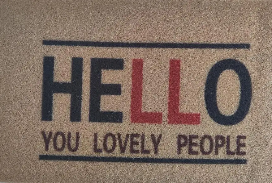 High quality colorful Dust control  Non-slip PVC Backing Artificial COCO MAT