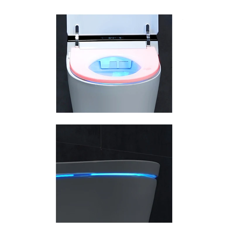 European Sanitary Ware Commode Bathroom Smart Electric Automatic Deodorization Siphonic One Piece Smart Ceramic Toilet