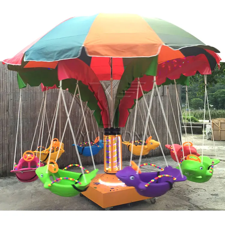 Дешевый детский тематический парк аттракционов семейный задний двор Электрический качающийся стул летающая рыба катание на продажу