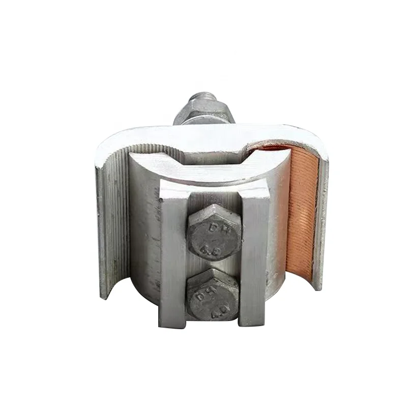 Two Bolts Series Aluminum Copper Parallel Groove Wire Clamp/aluminum and copper parallel groove connector Piercing clamp