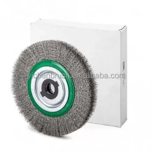 6*3mm Max 4500rpm Thickness 20mm Crimped SS Wire Brush