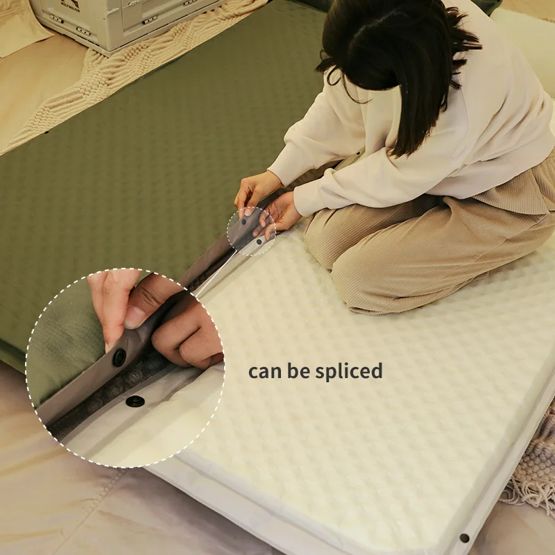 Traveling Hiking Compact Double  Air Mattress Ultralight Backpacking Self-Inflatable Sleeping Pad for Camping