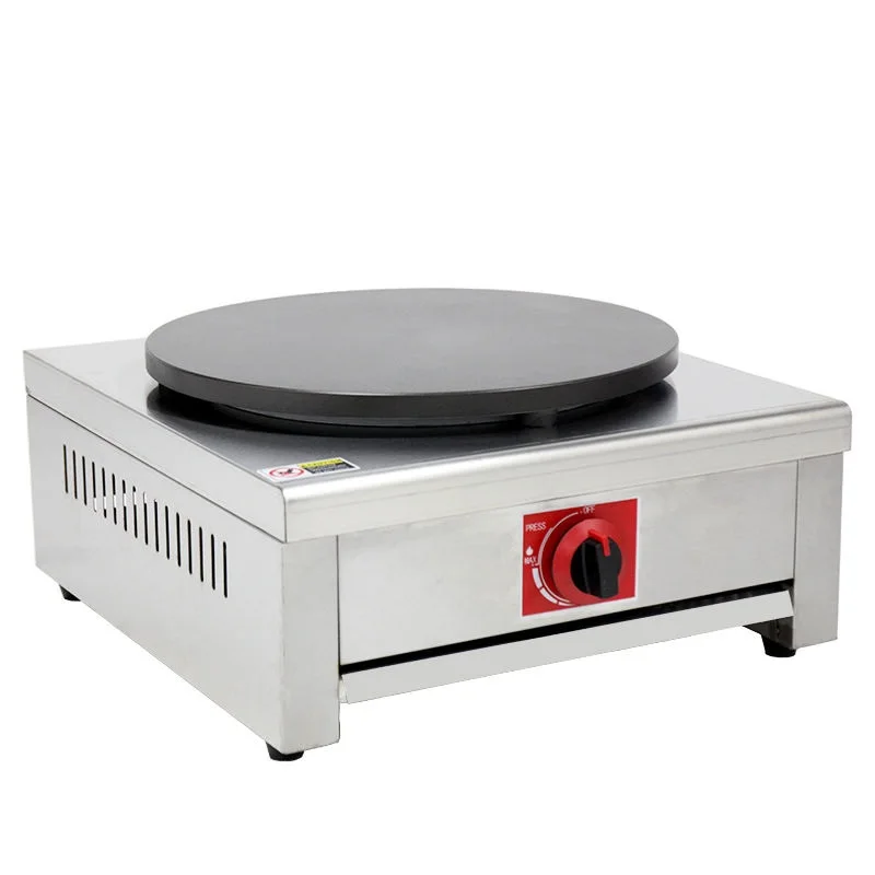 Commercial lpg gas crepe and pancake makers professional crepe maker gas LPG rotating crepe maker for restaurant and home use