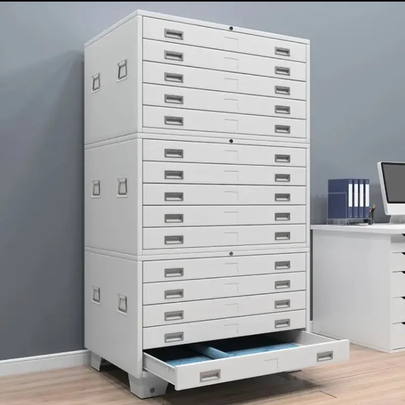 2024 Heavy Duty Plan Filing and Plan Storage Cabinet Solution Map Cabinet with Drawers