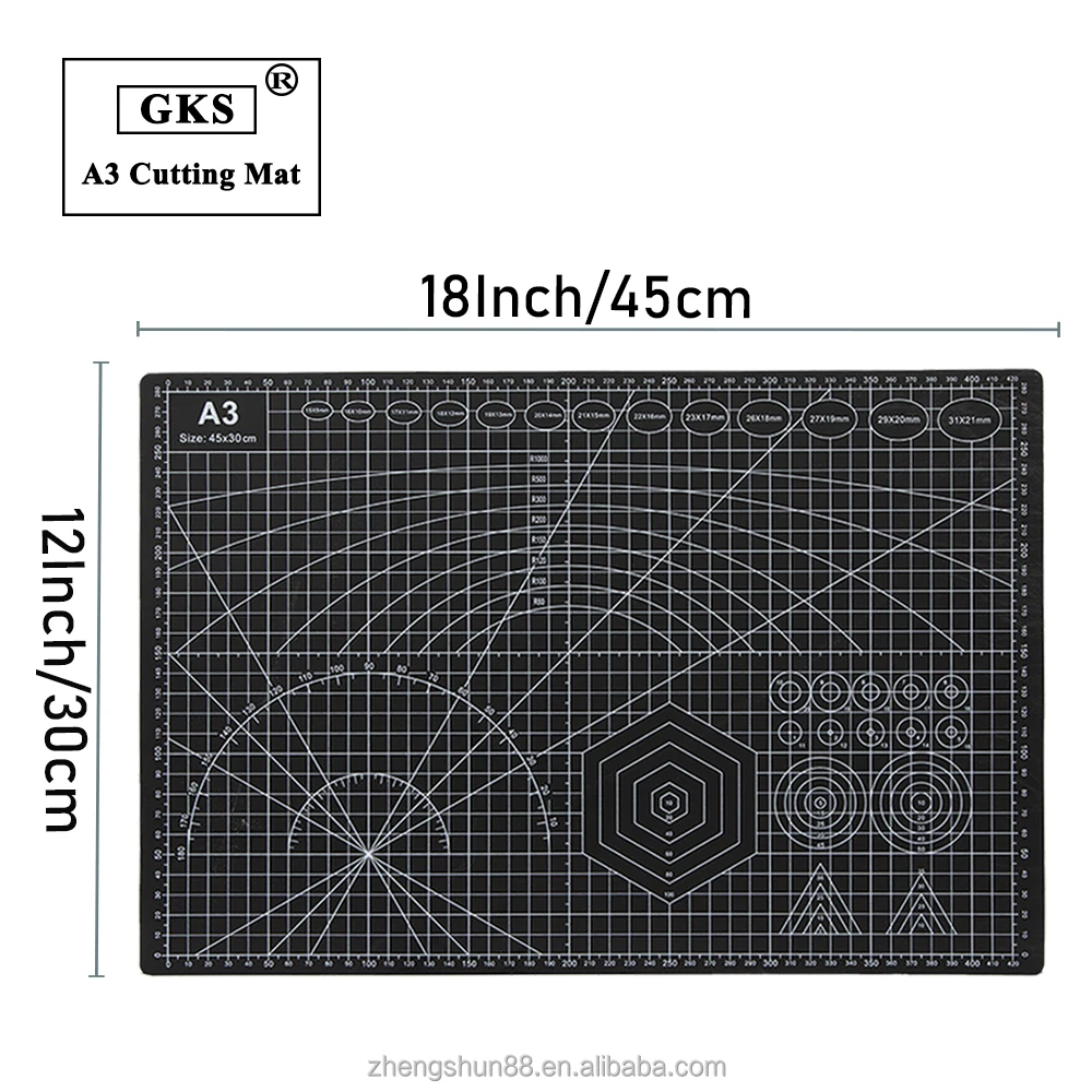 A3 Adhesive Cutting Mat Essential for Crafting and Art Projects Art Supplies for Precise Cutting and Designing