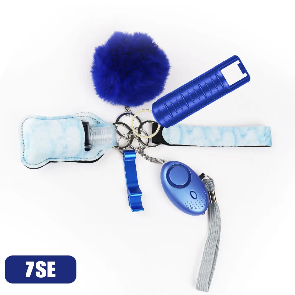 Self Defense Keychain Set Self Defense Alarm Safety Keyring Accessory for Women Girls and Children