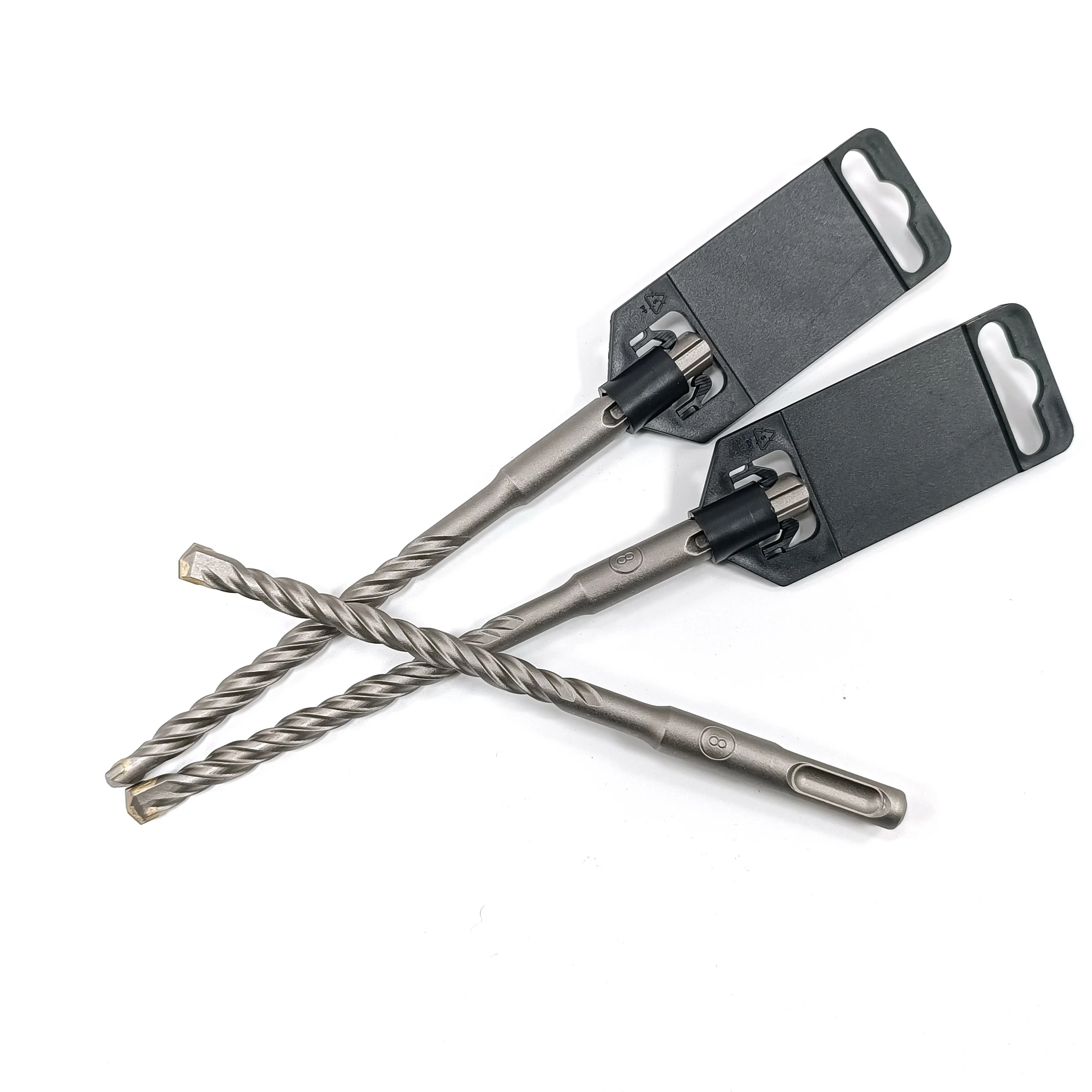 SDS Plus Shank Drill Bits Carbide Cross Tip Electric Hammer OEM Customized Tungsten Finish Cobalt Tungsten Carbide Hammer Bit