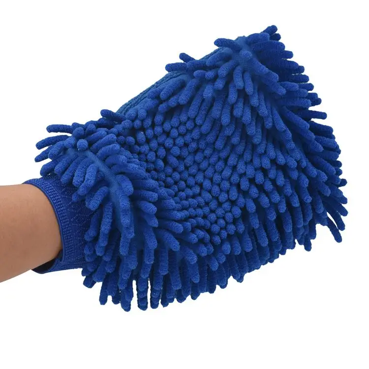 
Great durability and chenille cloth wash Supreme Cleaning Glove Factory Wholesale Clean Mitt microfiber car polish mit 