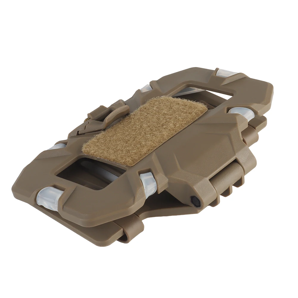 WOSPORT MOLLE Folding Navigation Mount Smart Devices Mounting Plate For Outdoor Sports