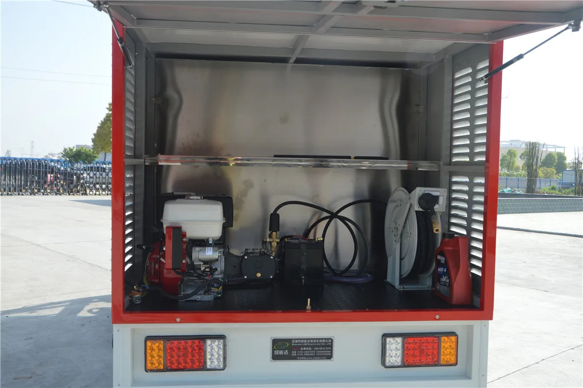 Fire Patrol Mini 2 Seats Electric Fire Truck Mounted with Motor Fire Pump