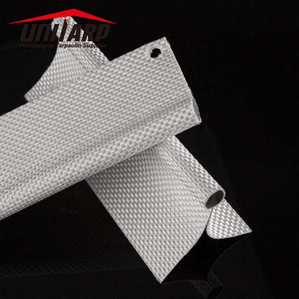 Heavy duty coated fabric PVC coated keder fabric, banner single flat keder cord for tent