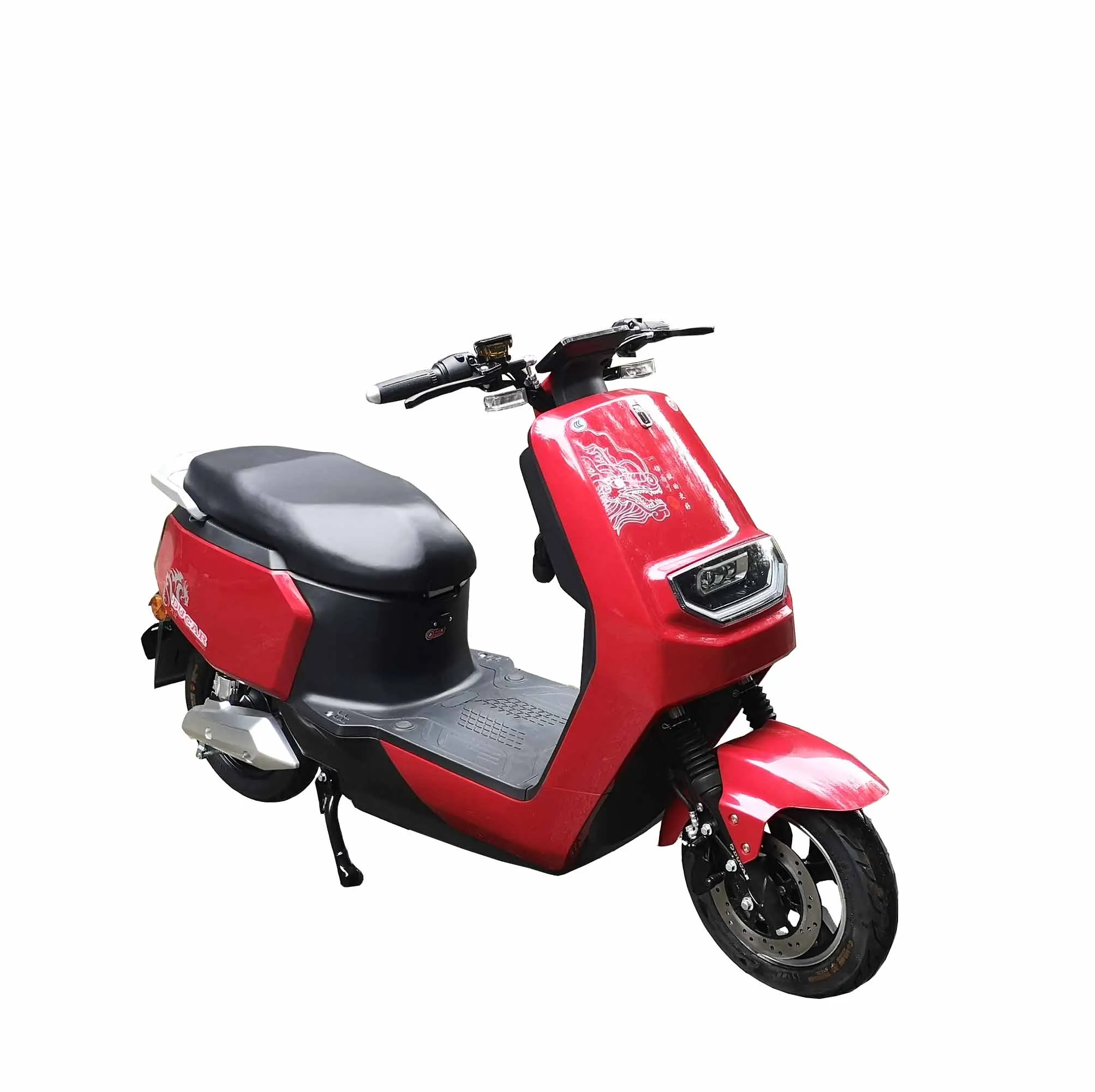 
A Hot Seller of Cheap Electric Two-wheelers 1200W Electric Motor Disc Brake 2 Persons 40 - 60km/h 72v/20-30ah Brushless 3.00-10 