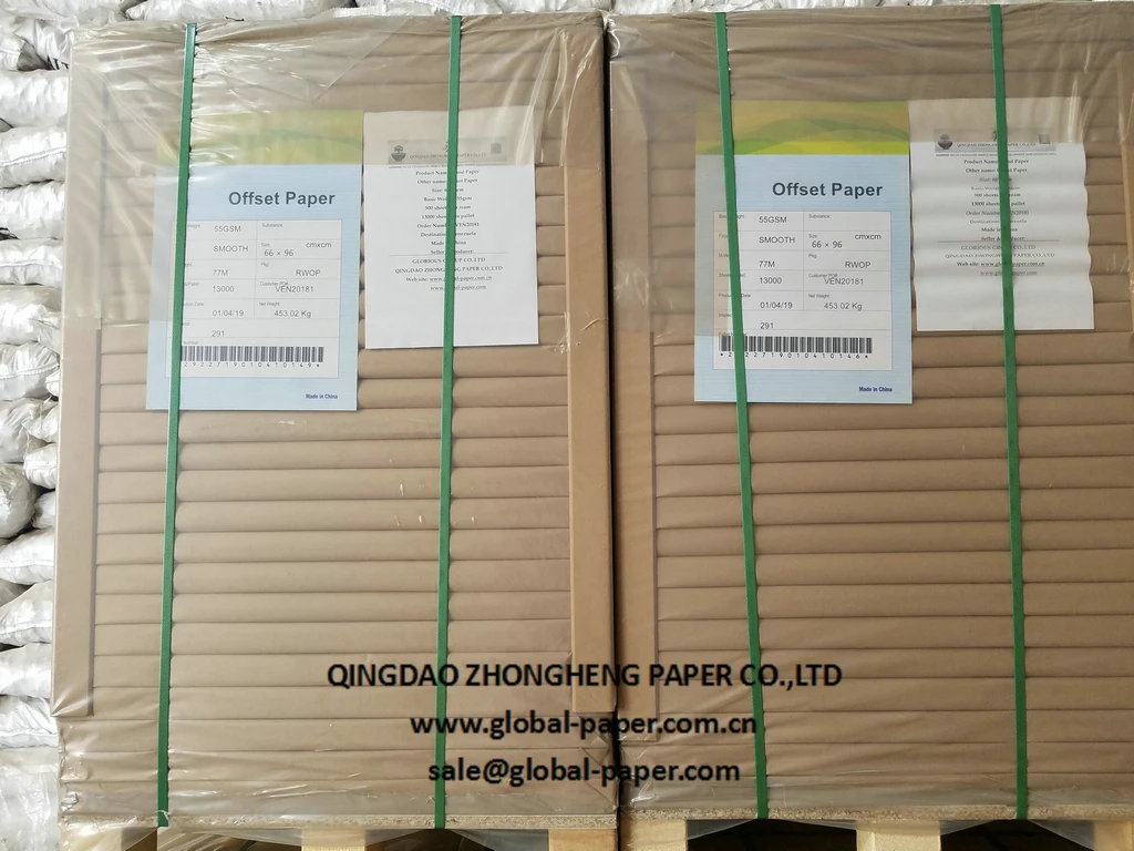best price factory direct uncoated paper offset paper for offset book printing