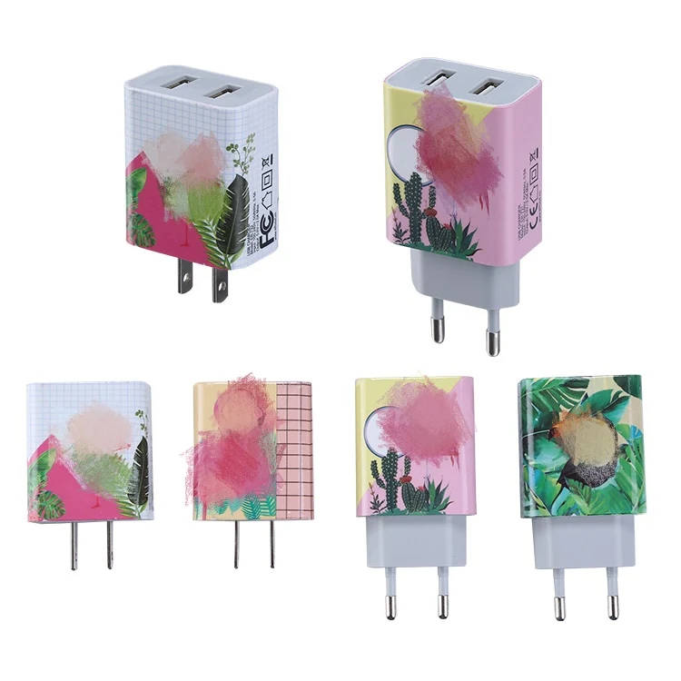 
full printing Charger Wall Charger 2A 2USB Ports 