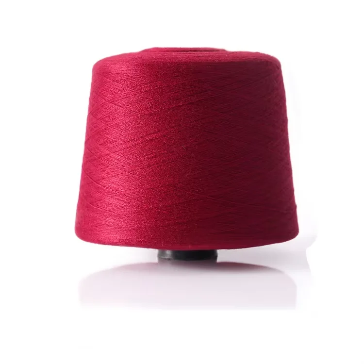 Factory Manufacture Customized Color Core Spun Polyester Viscose Nylon Yarn Ring Spun Blended Yarn