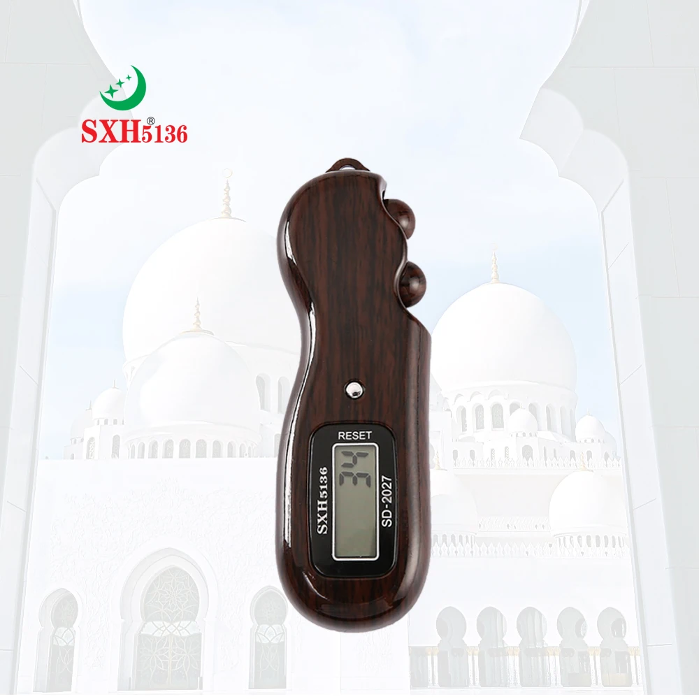 Factory Wholesale Electronics Digital Tally Counter  Prayer Digital Tasbeeh Beads Rosary Model 2027S