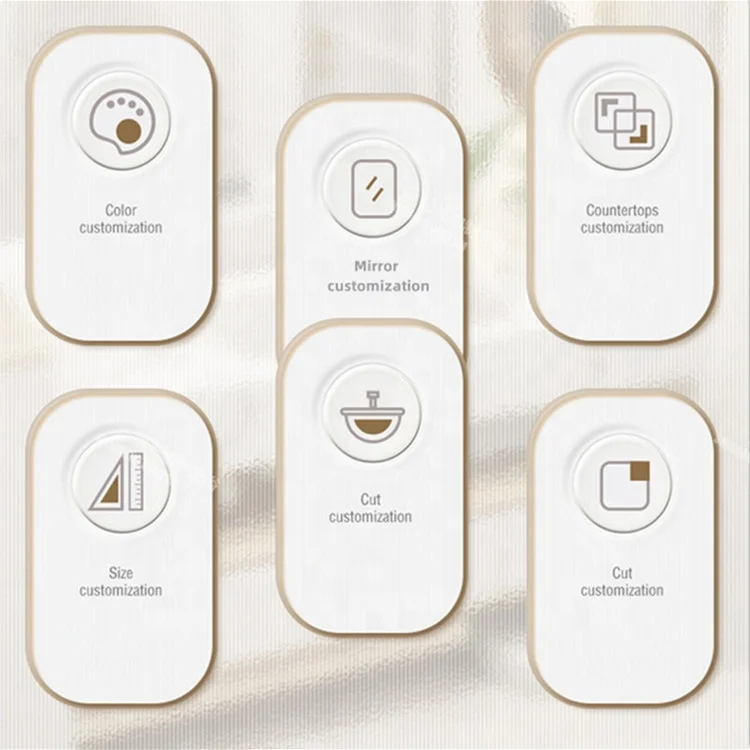 European Style Bathroom hotel Sintered Stone Single Sink Rock Beam Countertop Marble Wash Basin Lavabo