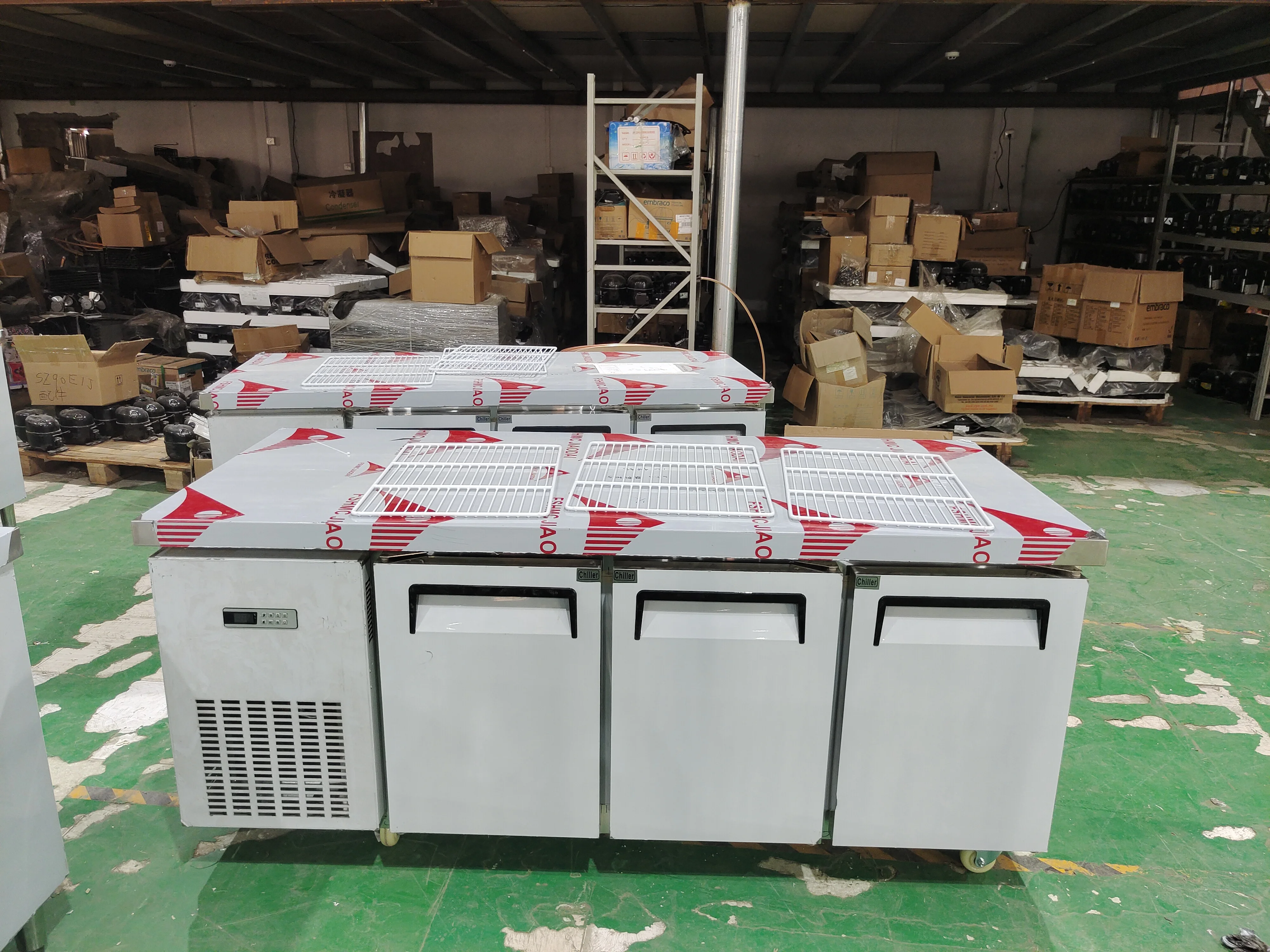 150 cm Commercial Undercounter Refrigeration Freezer Stainless Steel Working Bench Chiller