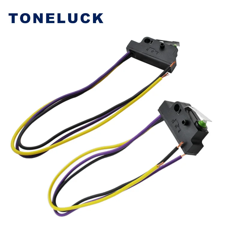 Toneluck MQS-6 IP68 Waterproof Sealed Lever Miniature Switch Limit Snap Action Microswitch with Wire