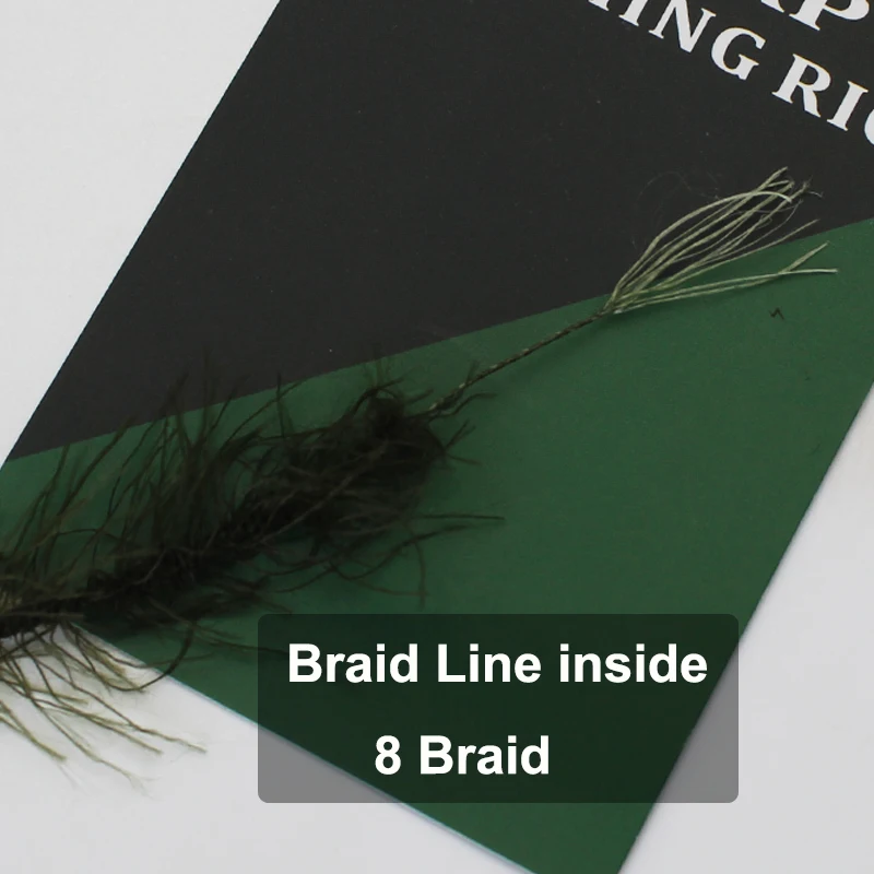 5M Carp Fishing Line Rope Weed Hooklink Thread 8 strands Braided Fishing Line Carp For Carp Rig Hair Rig Hook Link