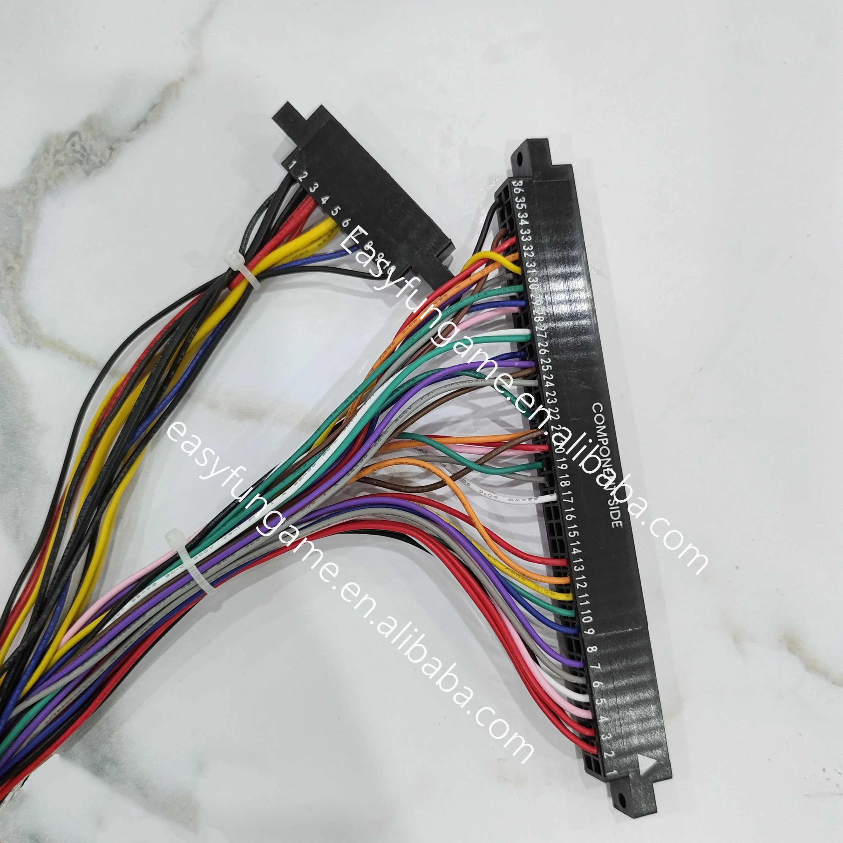 Hot sales HET Game Cable 72 Pin Cord 36 Pin and 10 Pin Jamma Wire Harness For Game Machine