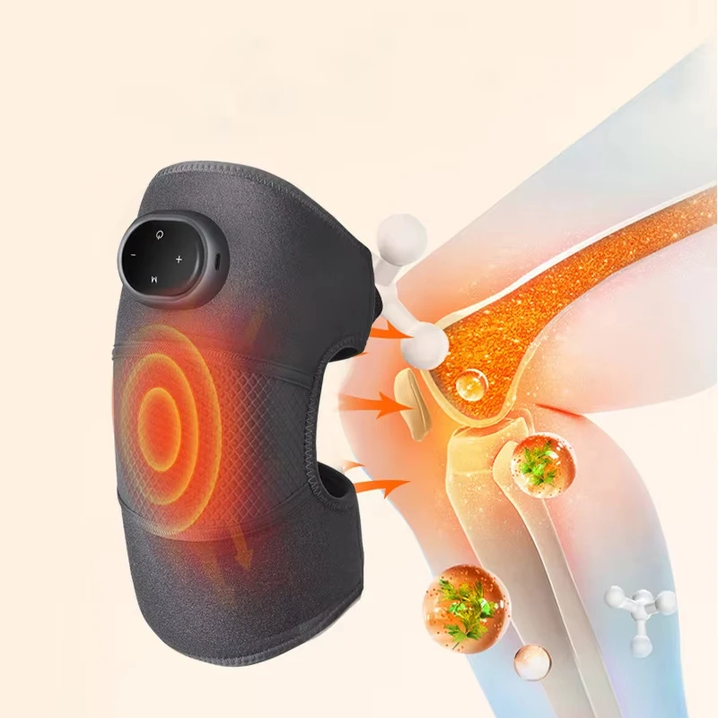 3 in 1 Knee Heating Massager Air Compression Wrap Knee Shoulder Digital Kneading Pain Relief Infrared Heat Therapy Knee Massager