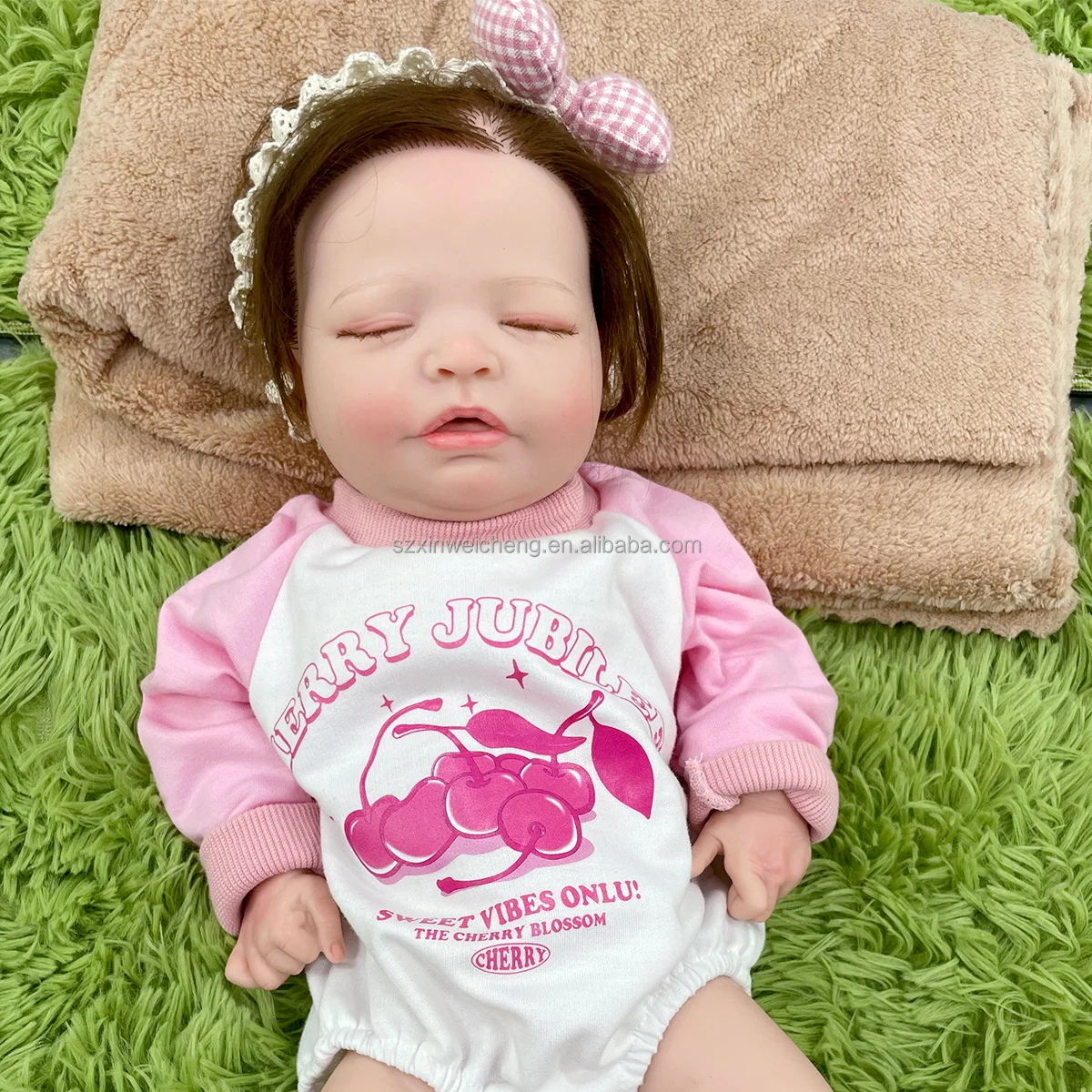 Preemie Full Silicone Sweet Dreams 18Inch Full Body Solid Silicone Baby Reborn Dolls Silicone