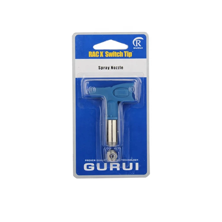 GURUI GR 515 517 519 521 523 525 тонкой отделки безвоздушного распылителя синий наконечник для силового