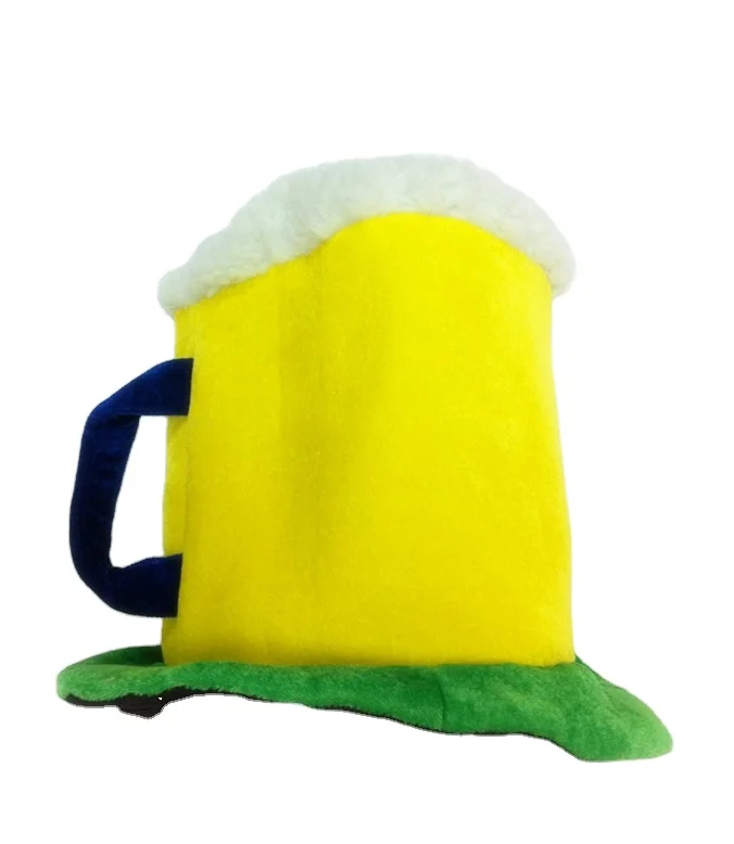 beer hat world cup football fans funny party hat Carnival party crazy cap crazy hat party