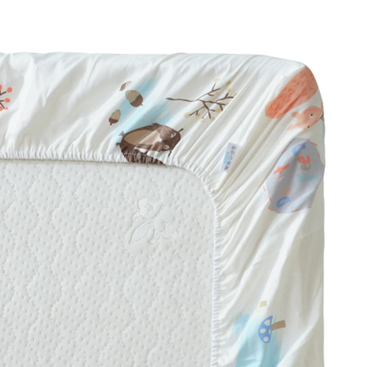Bed Linen And Bedding Cover Wholesale 100% Cotton Printed Children Bed Design Waterproof Bedspread Wholesale Linen