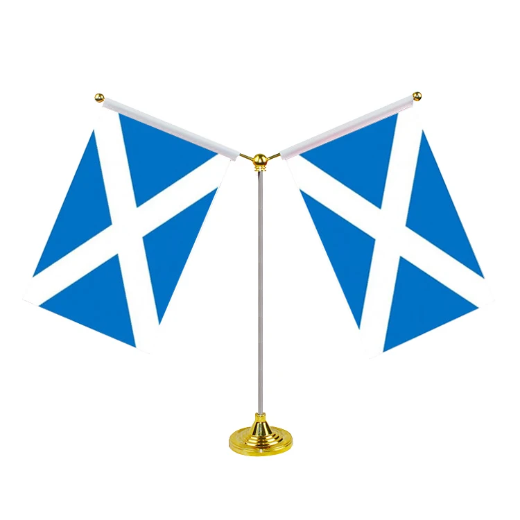 Iran Flag National Flag with Fringe tassels satin material embroidered table desk flag