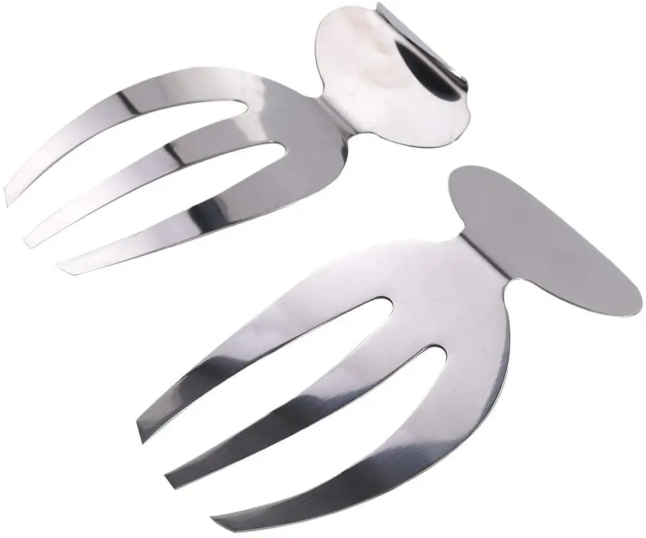 
Stainless Steel Salad Hands and Tossing Forks 