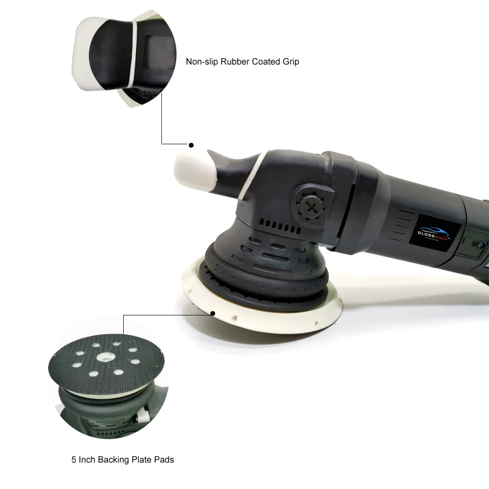 Глянцевый Премиум обновленный полировщик двойного действия DA для автомобиля