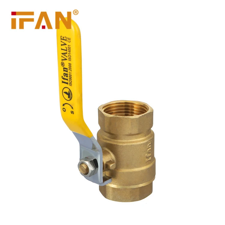 IFAN Factory Directly Gas Ball Valve Male Female Threaded Forged All Size 1/4' - 4' Brass Ball Gas Valve
