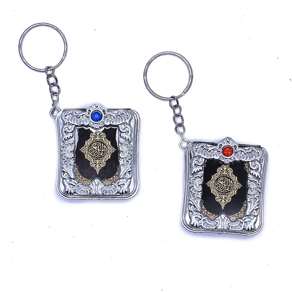 Wallet Bag Charm Pendant Quran Keychain Fashion Mini Koran Book Arab Muslim Keychains key ring key chain